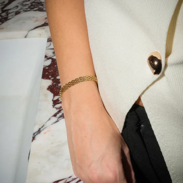 Julegaver | Armbånd*Winther Studio Mesh Armbånd Guld